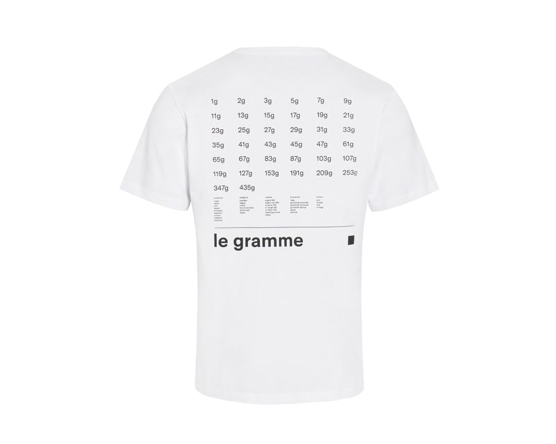 t-shirt blanc le 240g