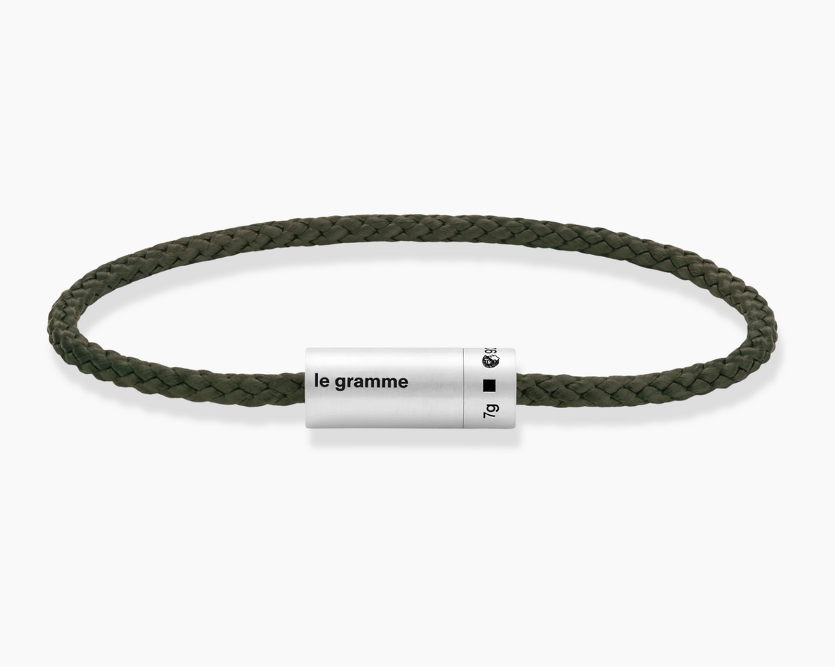 le gramme ダブルケーブルブレスレット シルバー le gramme ダブルケーブルブレスレット シルバー Le Gramme Le 7g