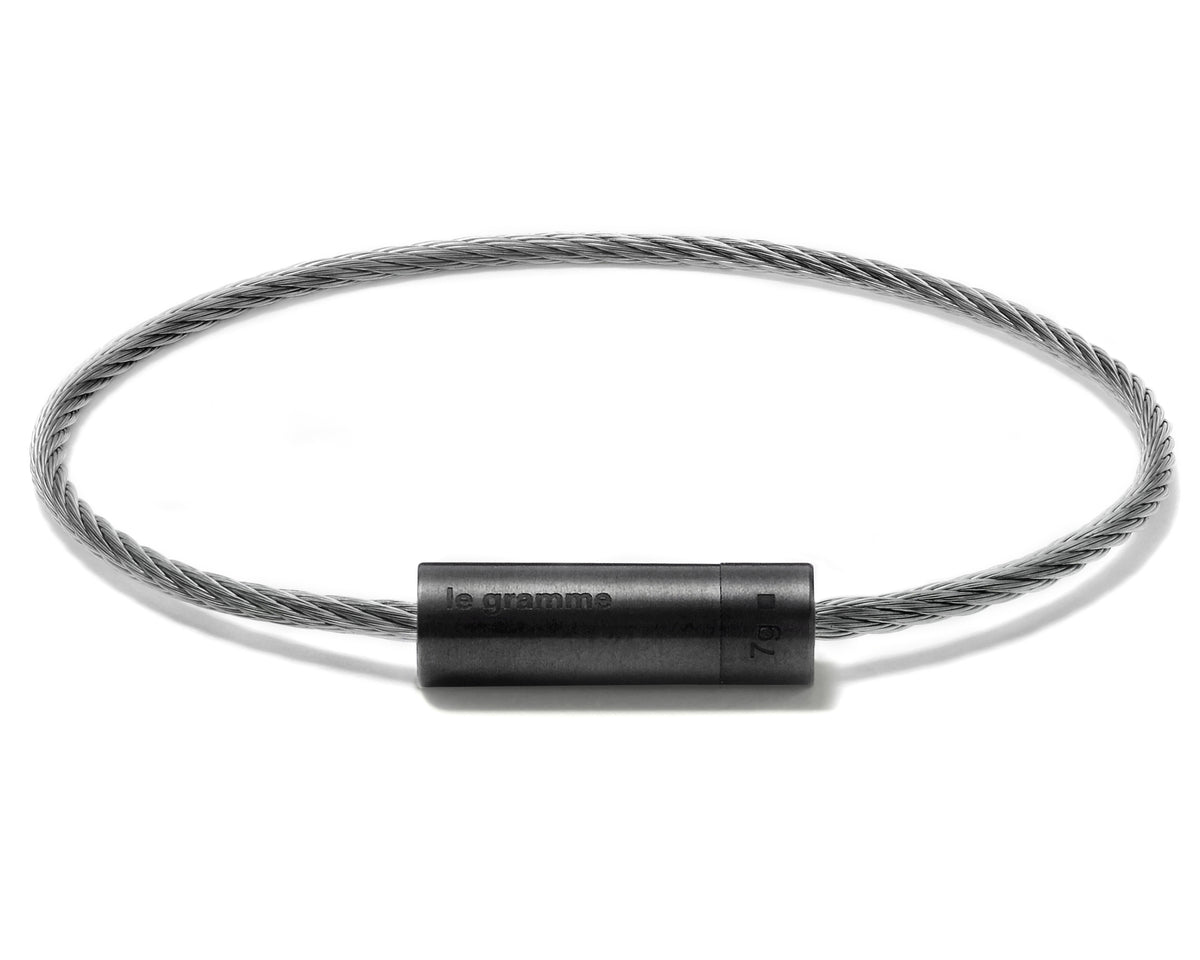極美品　le gramme 107g バングル　Sサイズ　サイズ変更可 LE GRAMME（ル グラム）ポリッシュドスターリングシルバー
