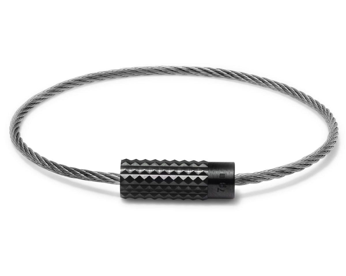 pyramid guilloche cable bracelet le 7g – le gramme