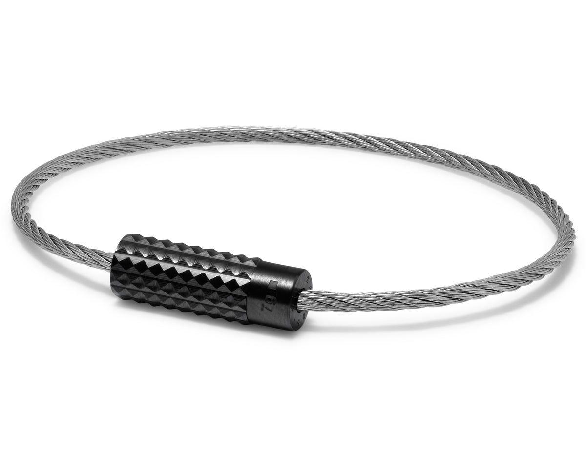 pyramid guilloche cable bracelet le 7g – le gramme