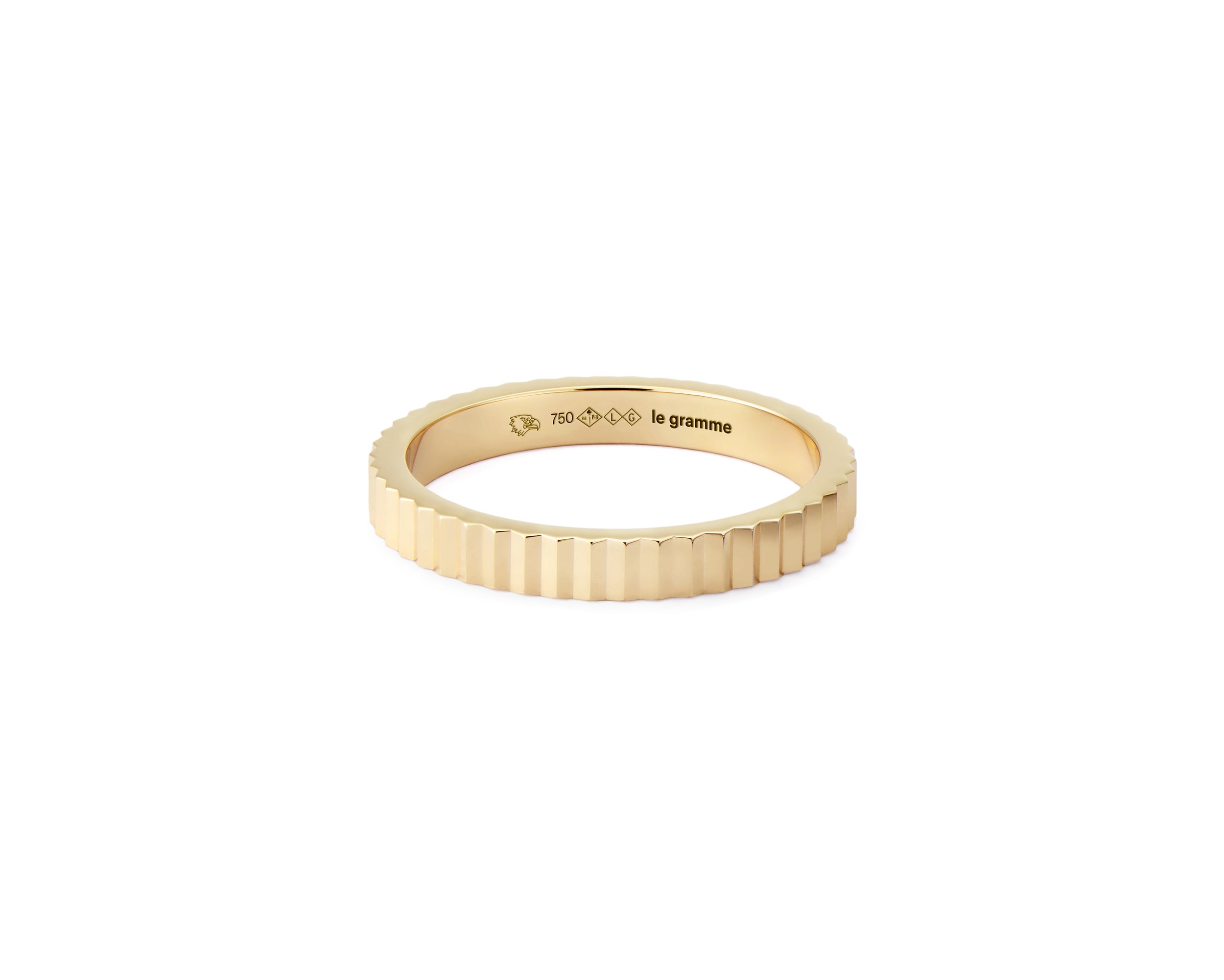 bague ruban guilloché la 4g