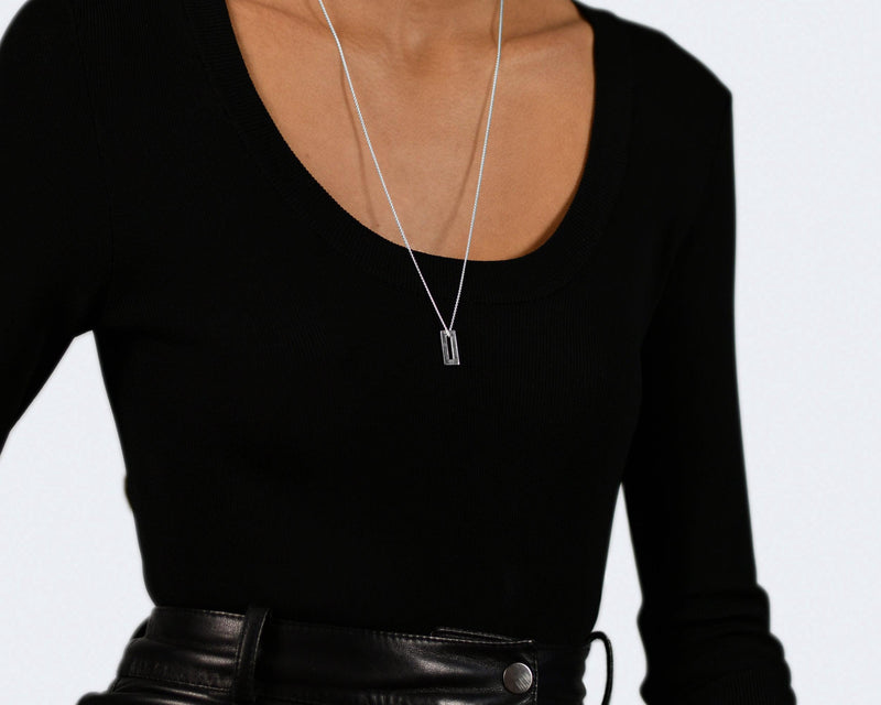 rectangle necklace le 1.5g