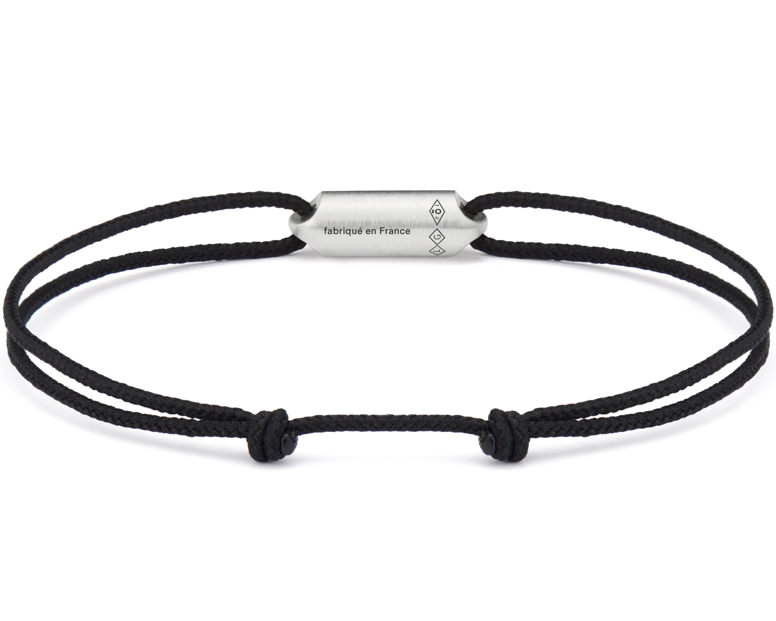 bracelet cordon noir segment le 3g