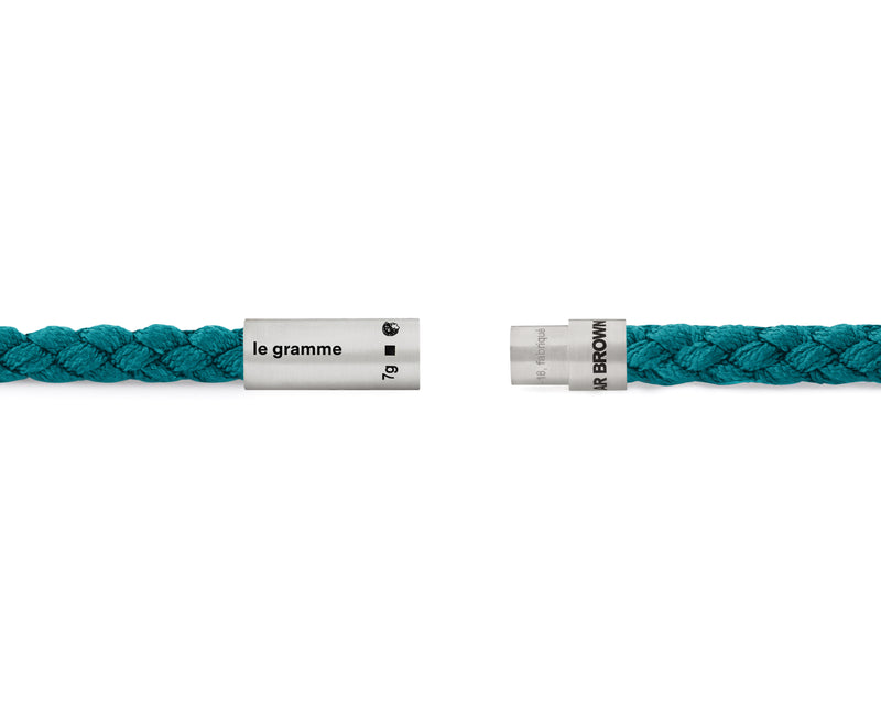 nato cable bracelet duck blue orlebar brown la 7g