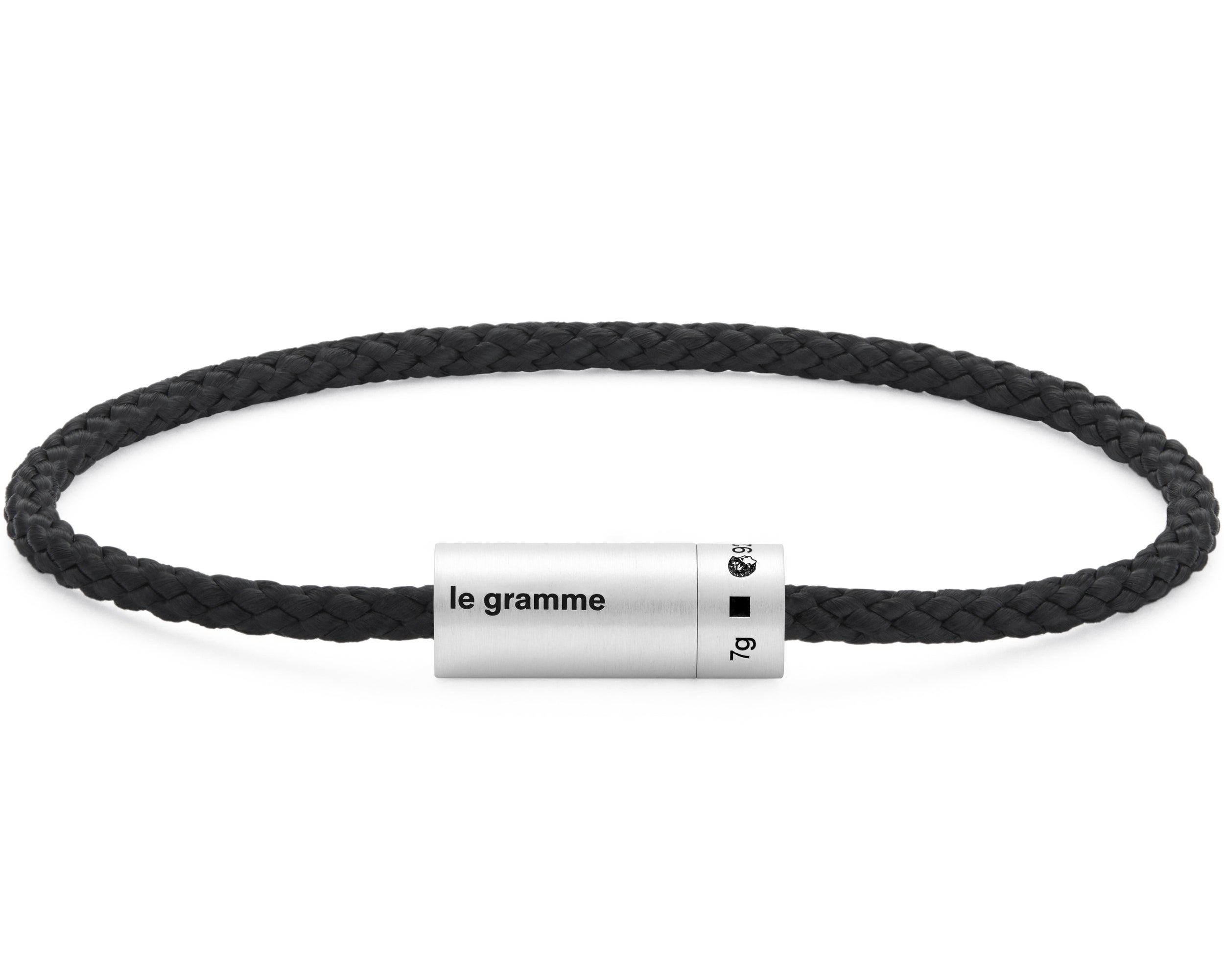 black nato cable bracelet le 7g