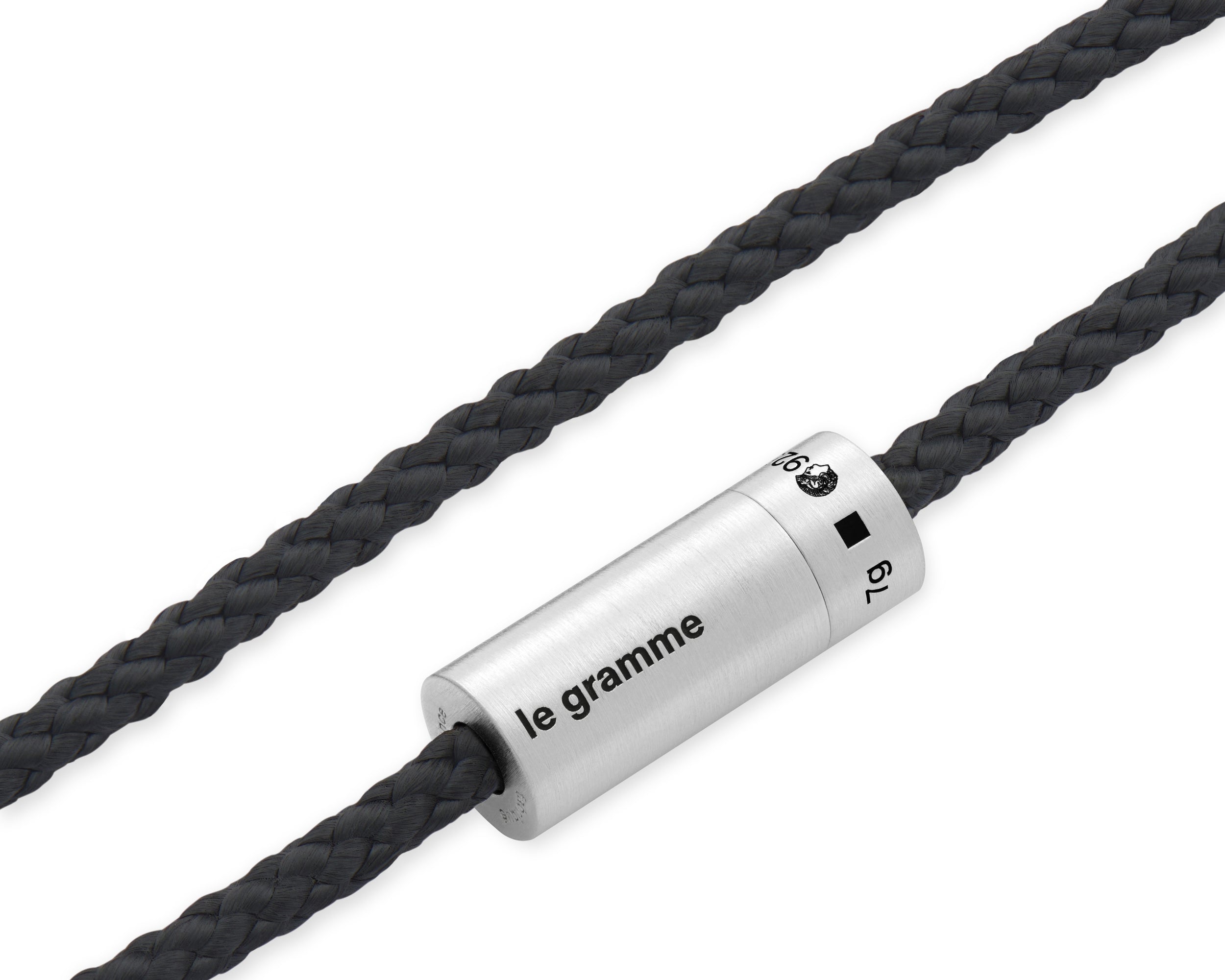 black nato cable bracelet le 7g