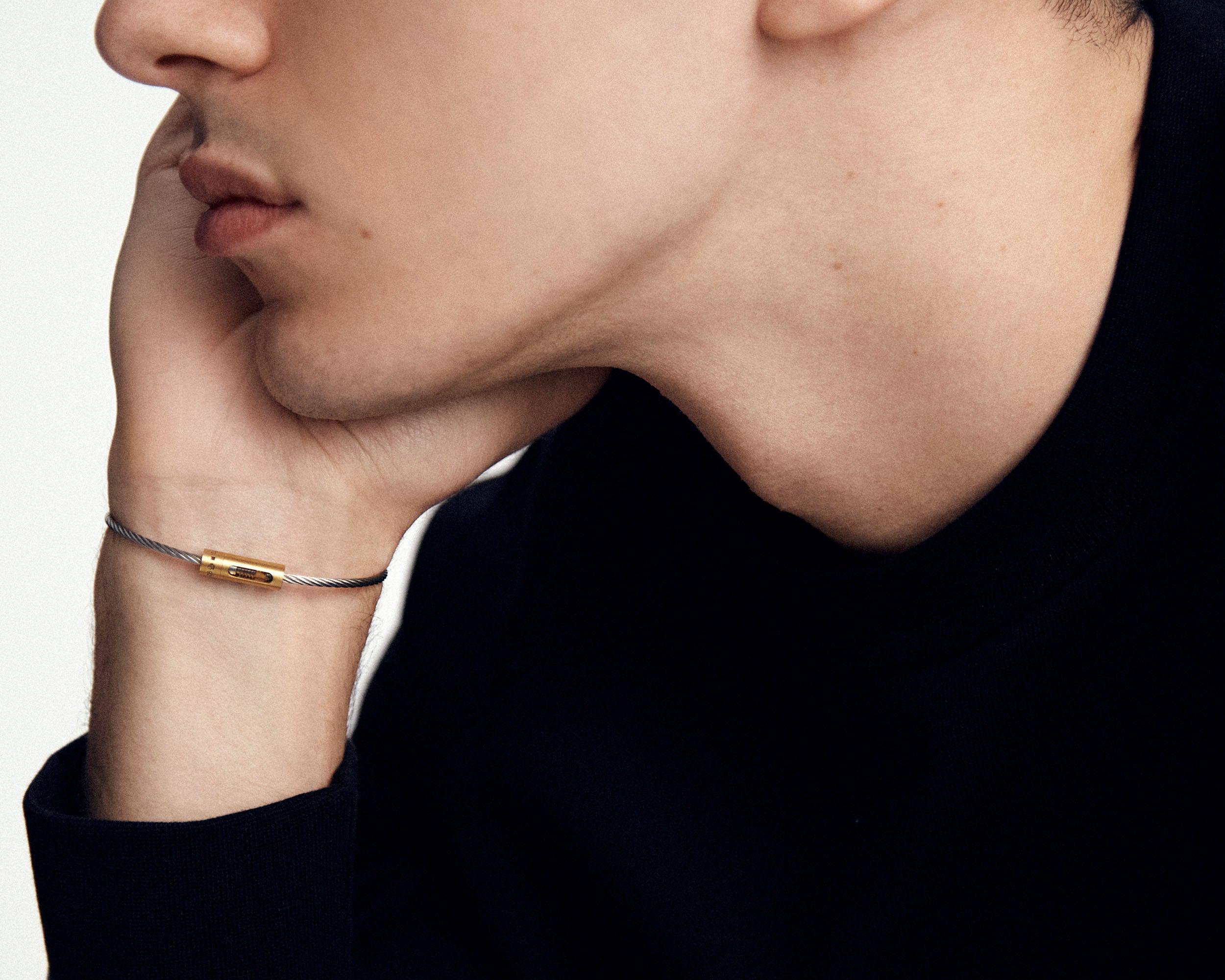 perforated cable bracelet le 6g
