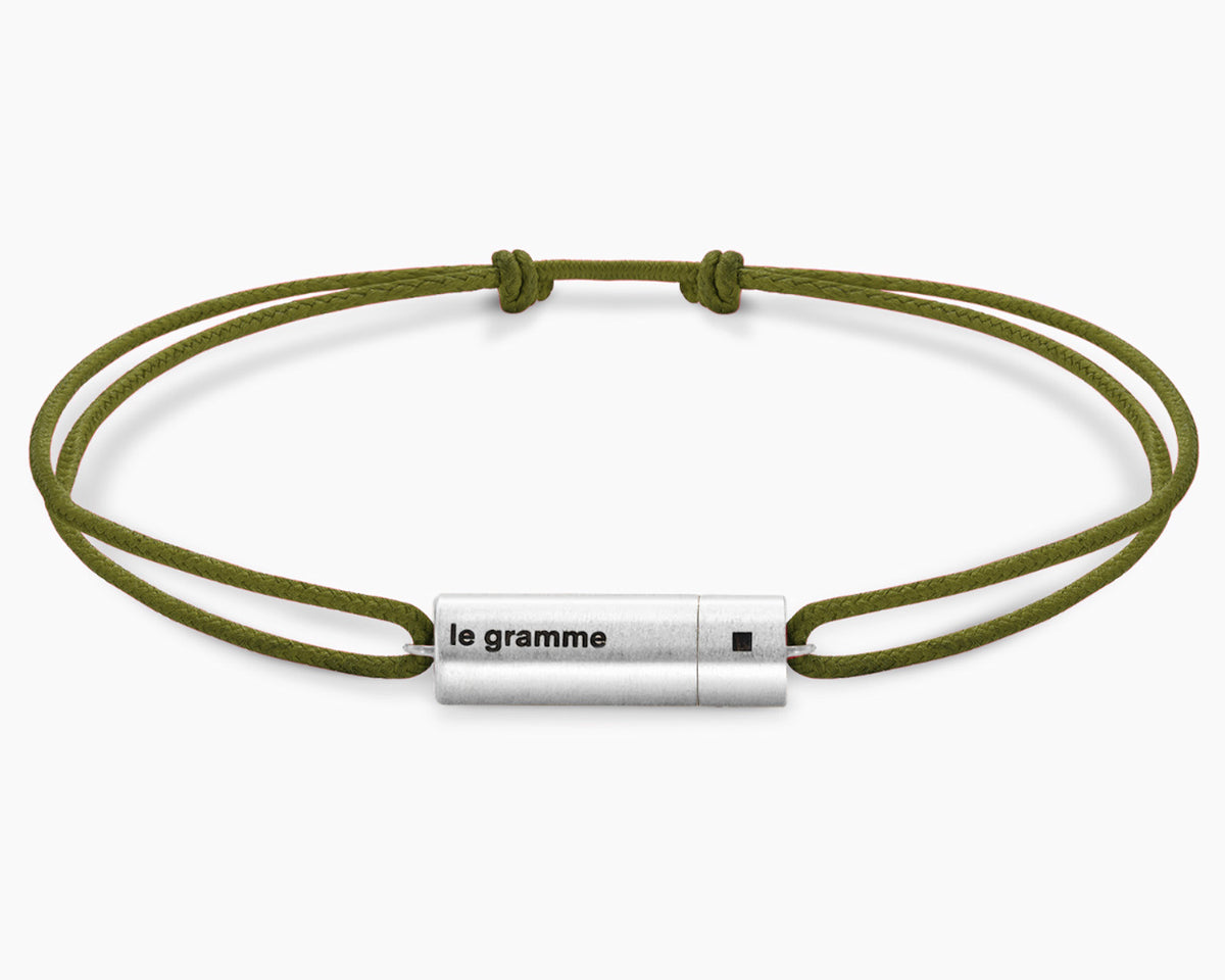 khaki cable cord bracelet le 5g