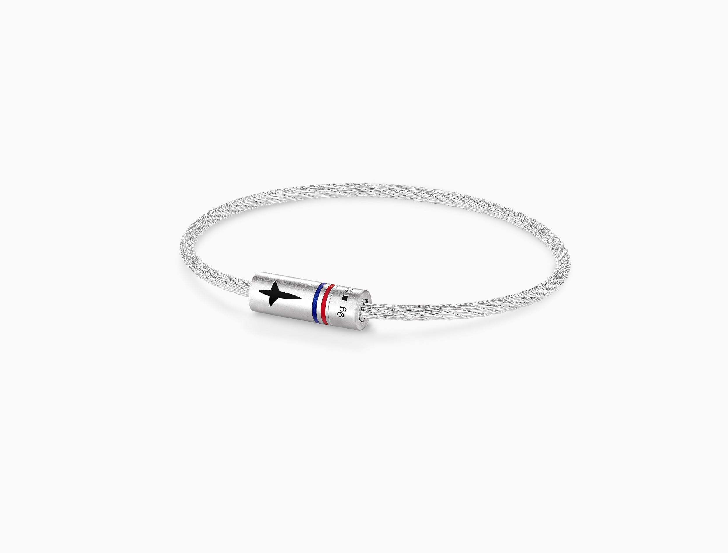 bracelet câble tricolore le 9g le gramme x La Patrouille de France