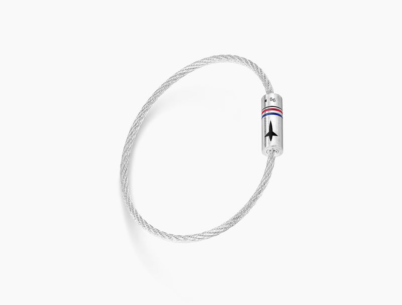 bracelet câble tricolore le 9g le gramme x La Patrouille de France