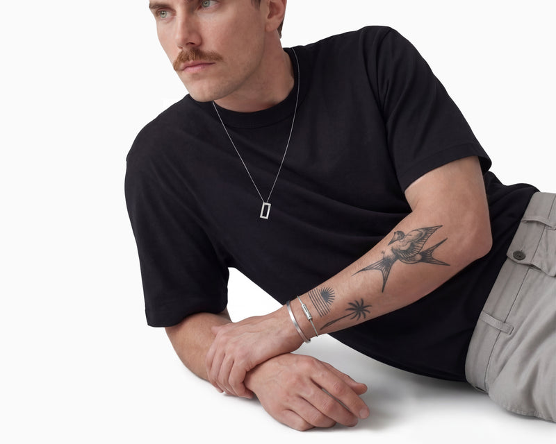 rectangle necklace 3.4g