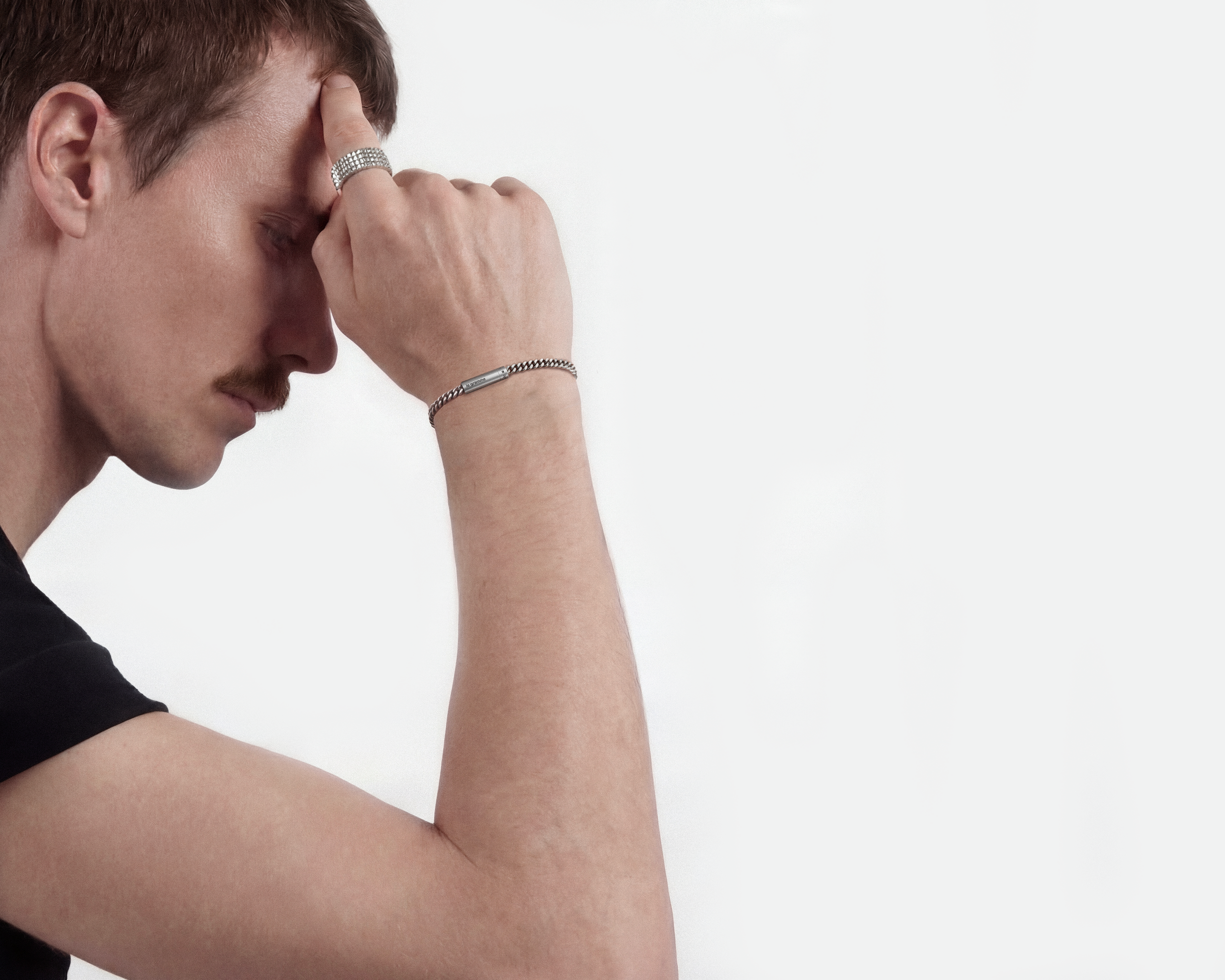 cable curb bracelet le 12g