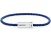 royal blue nato cable bracelet le 7g