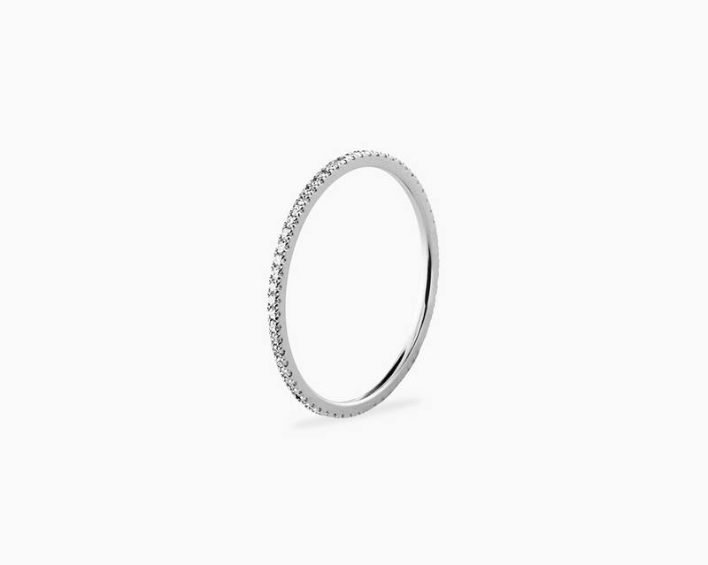 bague la 1g sertie diamants