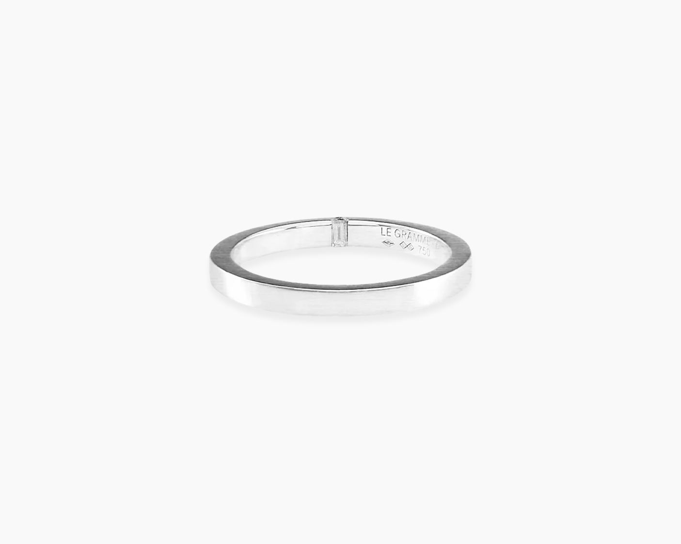 2mm diamond ribbon ring la 5g