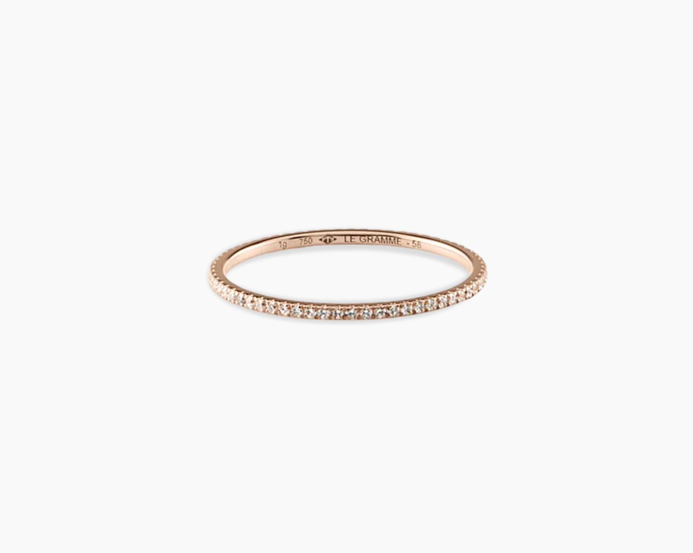 bague la 1g sertie diamants