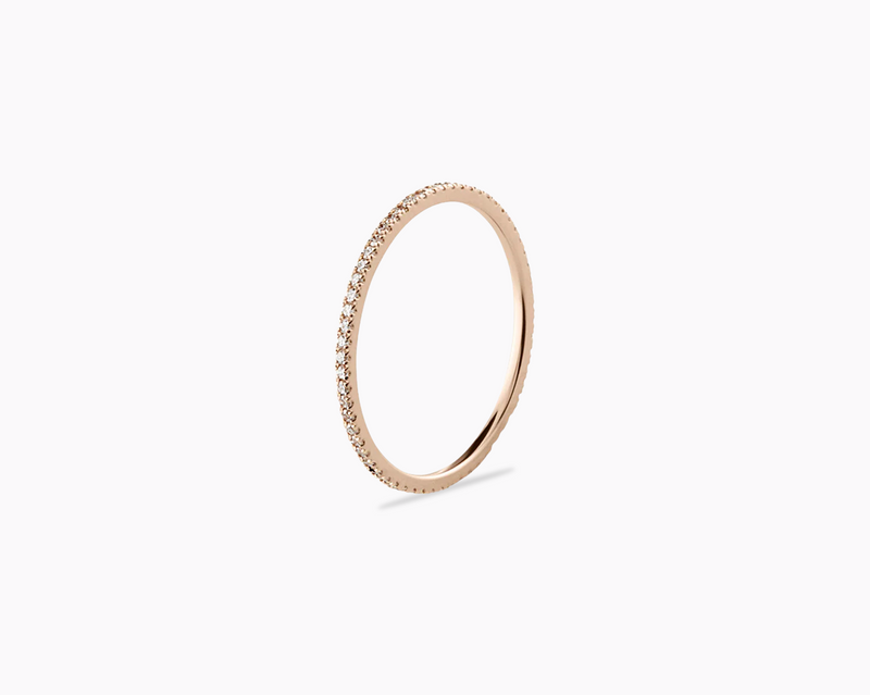 bague la 1g sertie diamants