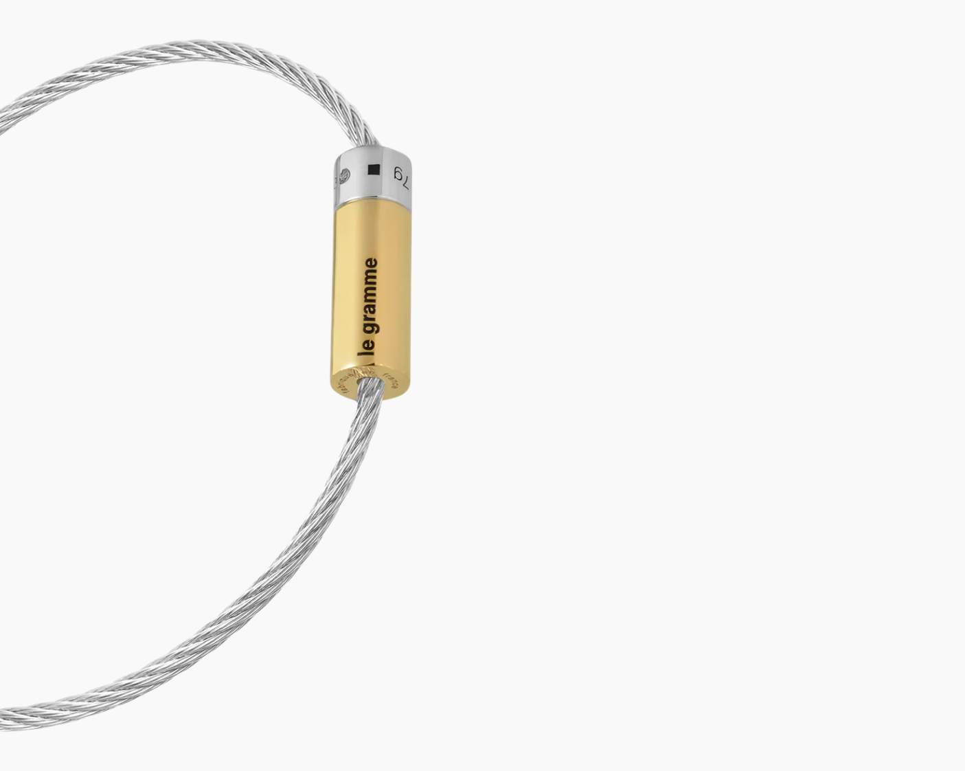 cable bracelet le 7g