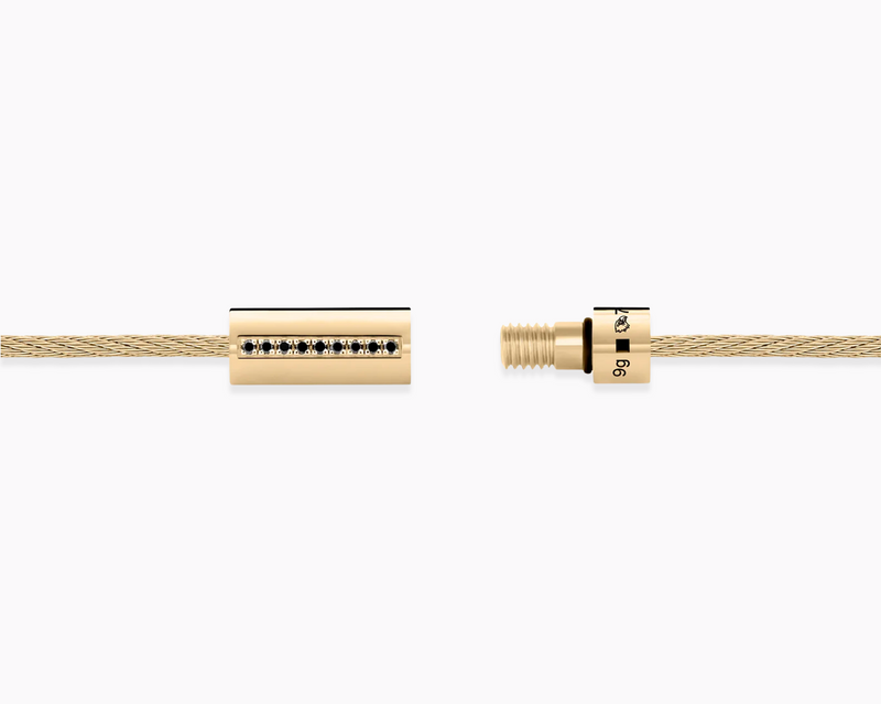 bracelet câble le 9g serti diamants
