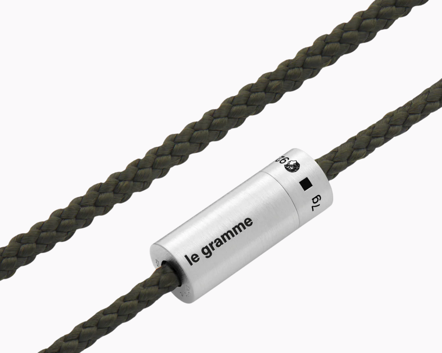 khaki nato cable bracelet le 7g