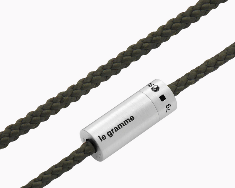 khaki nato cable bracelet le 7g