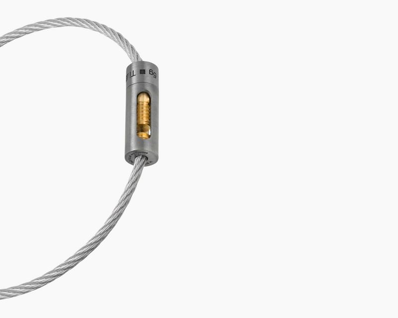 perforated cable bracelet le 5g
