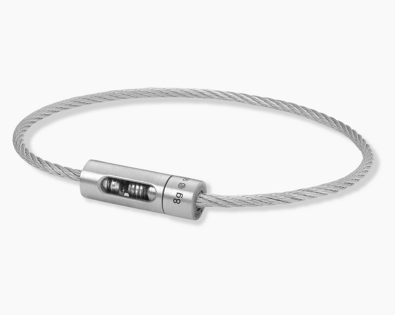 perforated cable bracelet le 8g