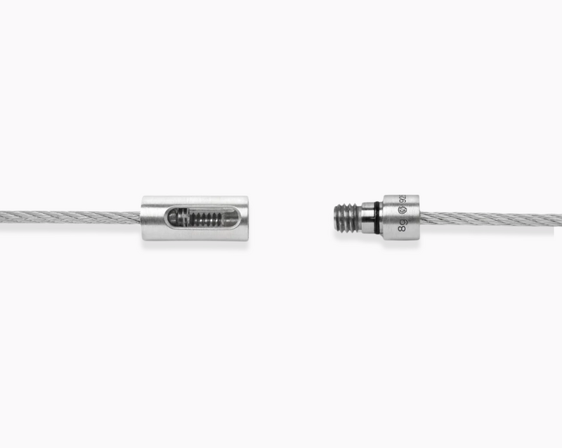 perforated cable bracelet le 8g