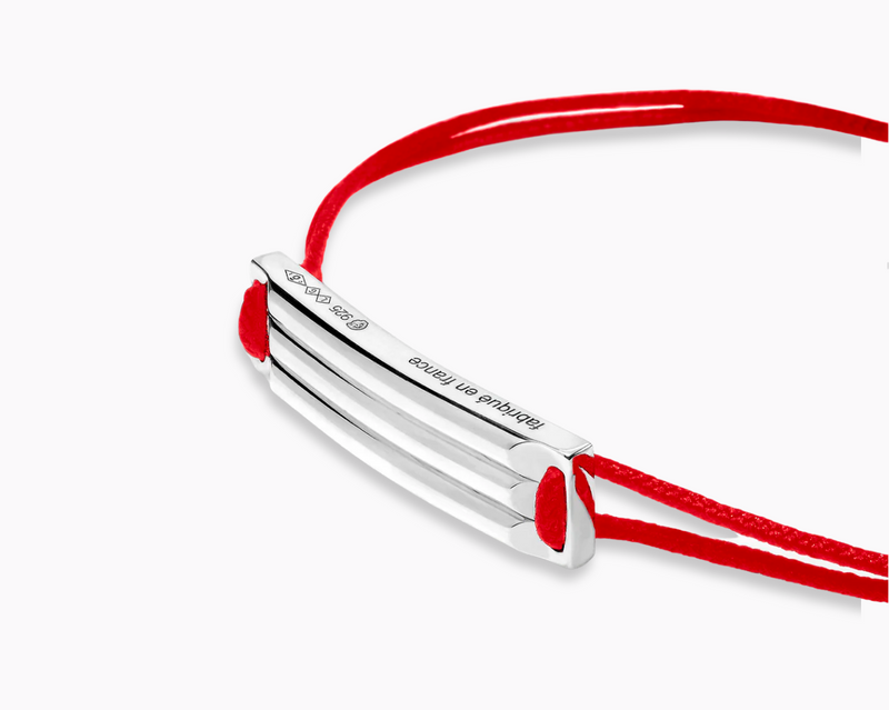 godron red cord bracelet le 5g