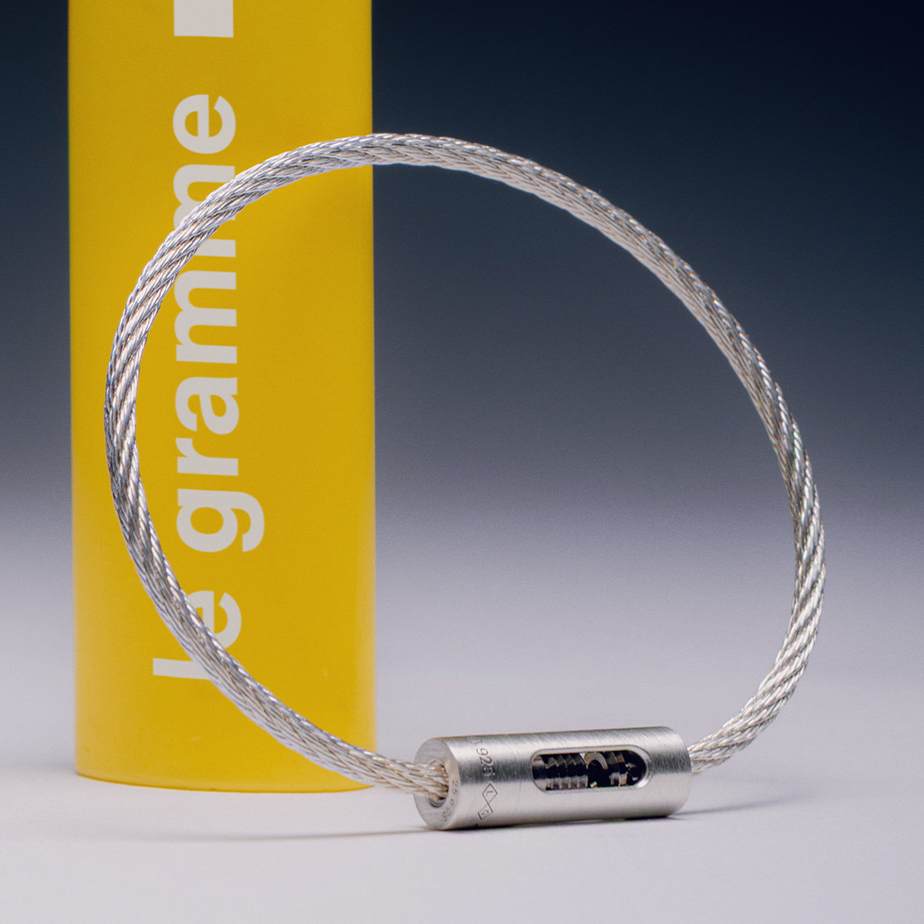 new in: the perforated cable bracelet