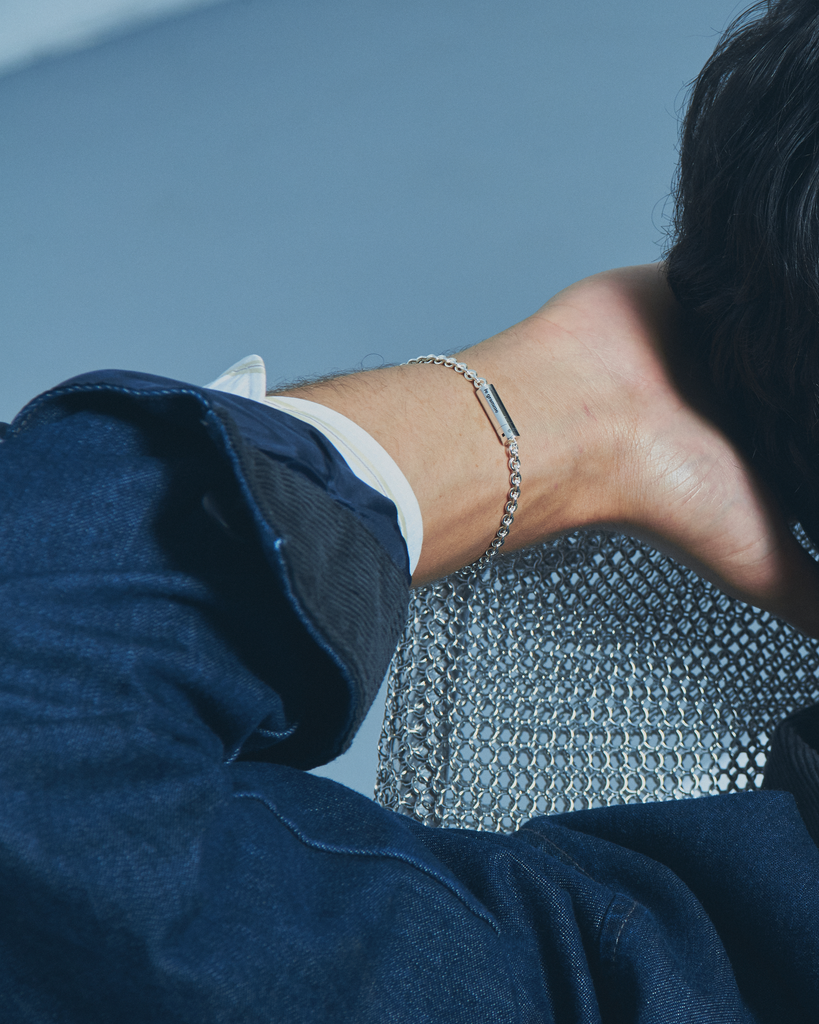 focus on: cable bracelet on chain le 11g