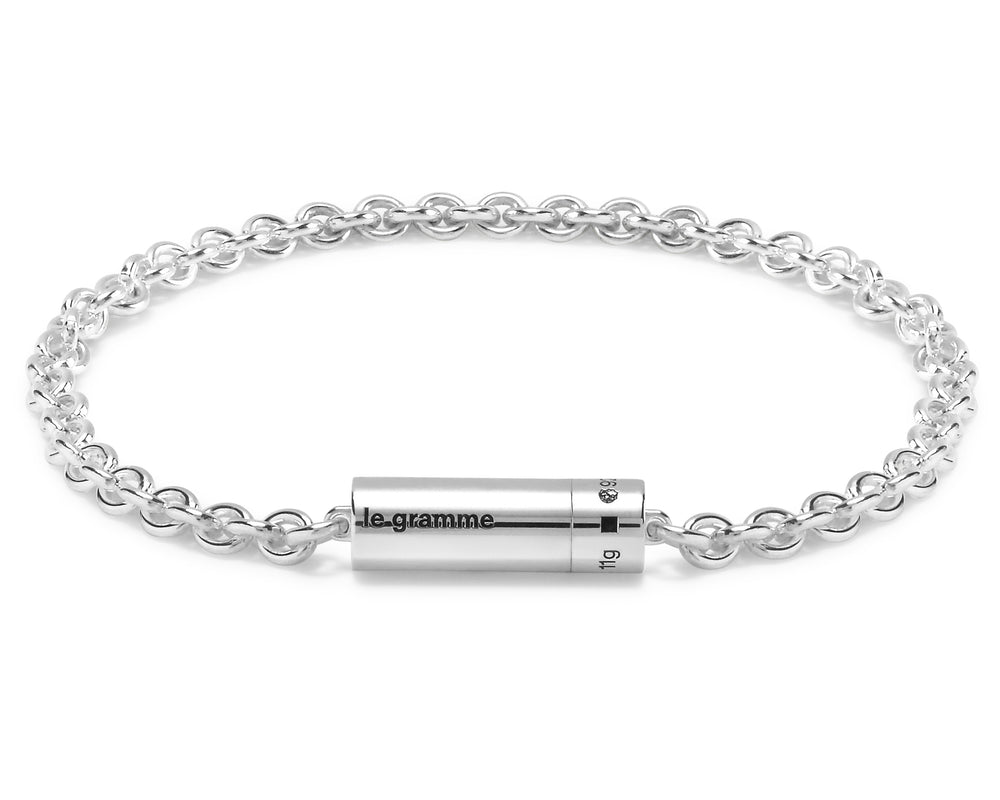 bracelet câble sur chaîne le 11g