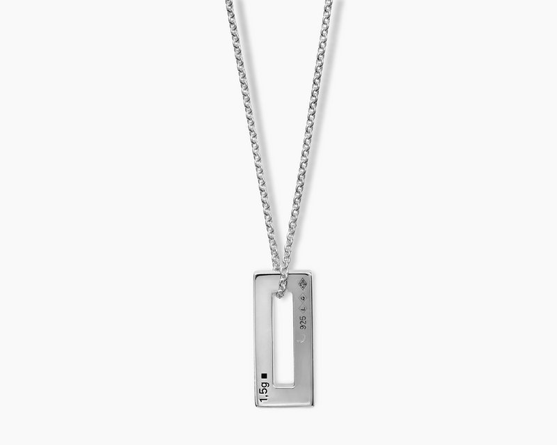 rectangle necklace le 1.5g