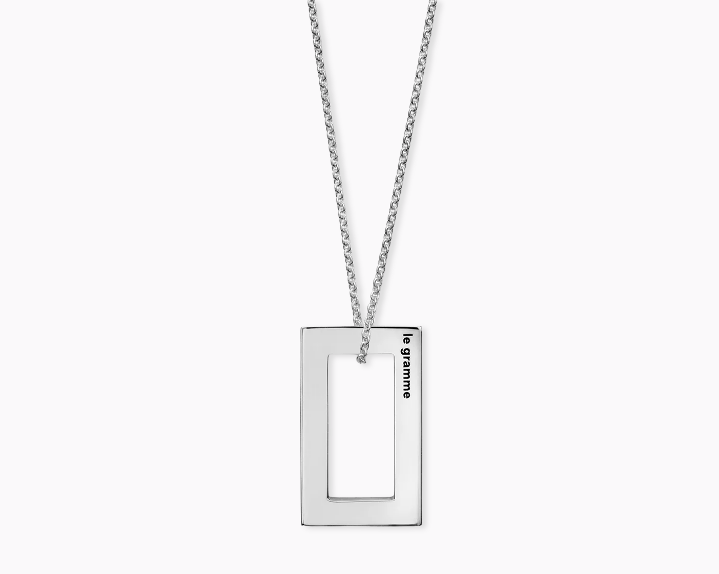 rectangle necklace 3.4g