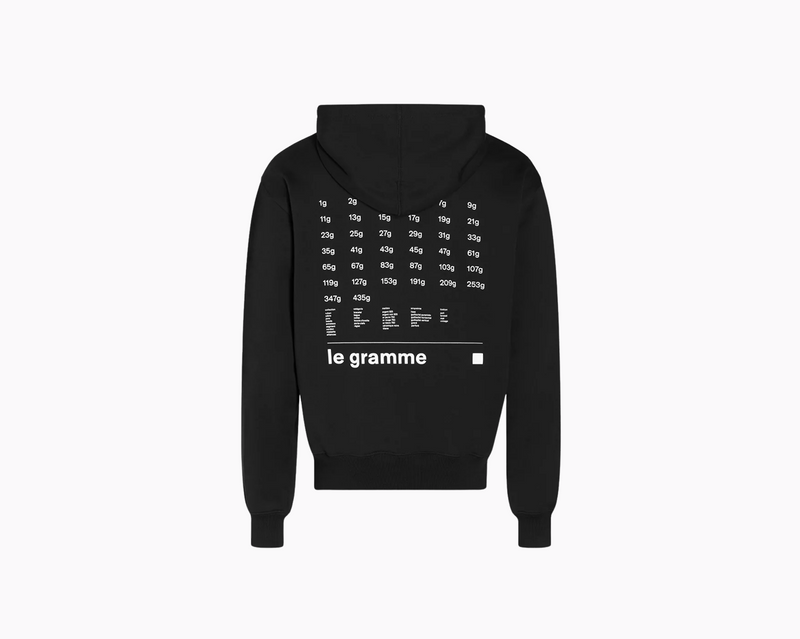 black hoodie 380g