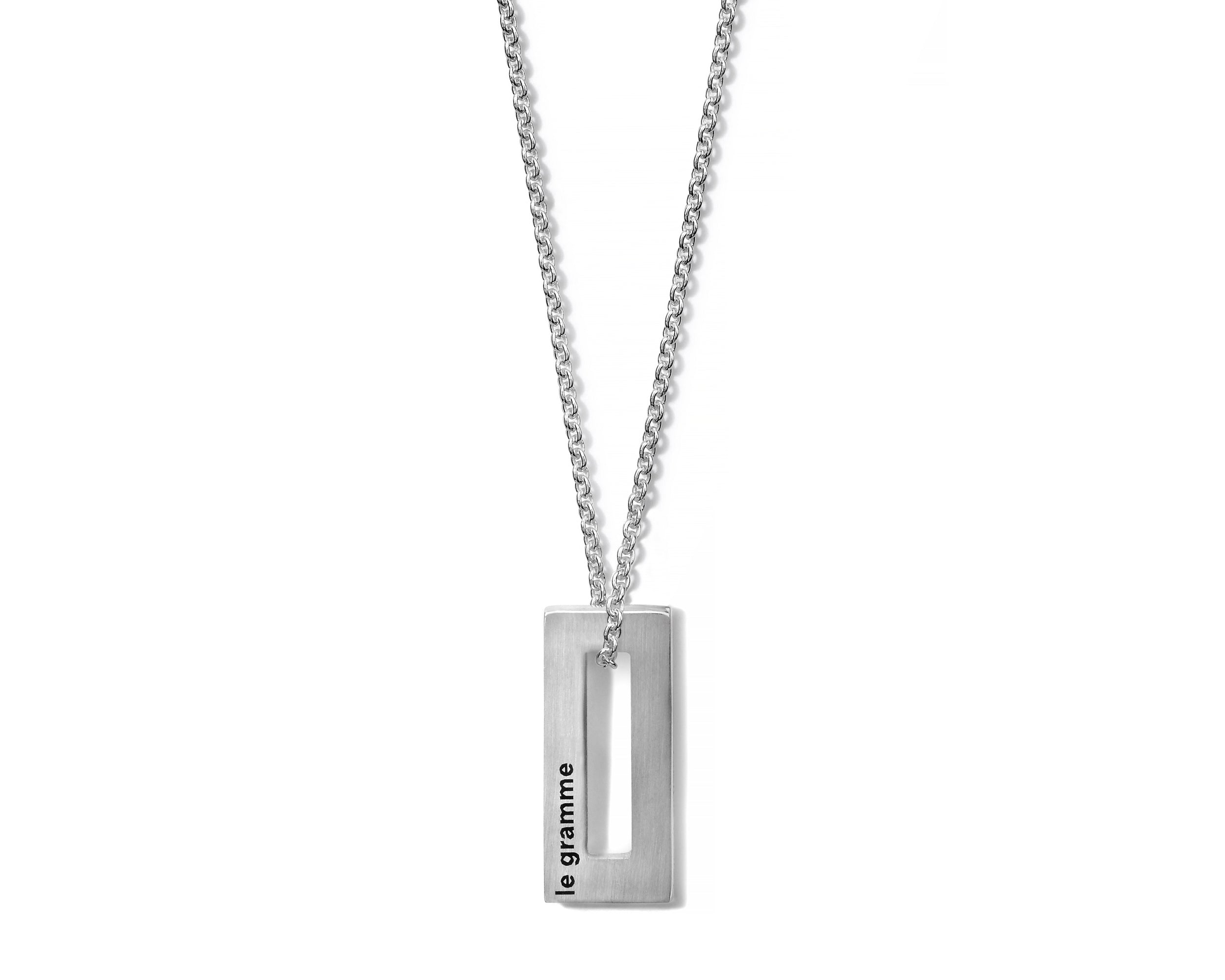 collier rectangle le 1,5g