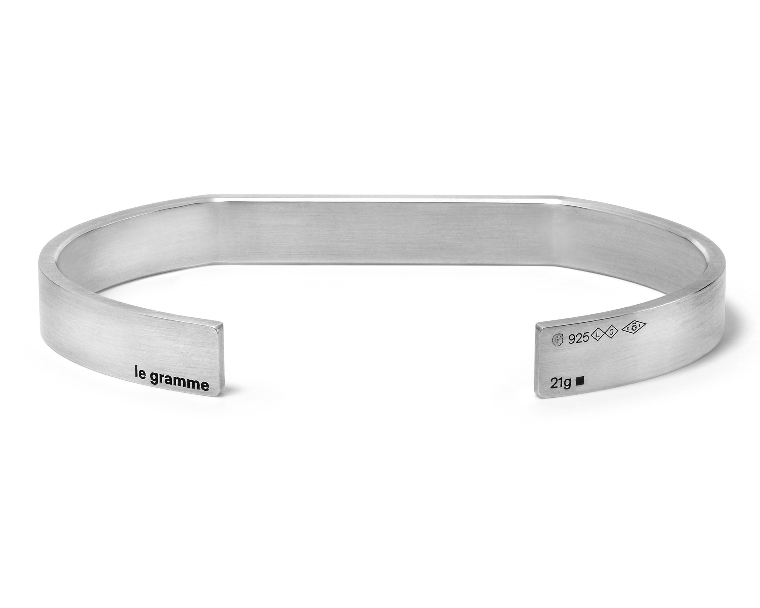 bracelet ruban plat le 21g