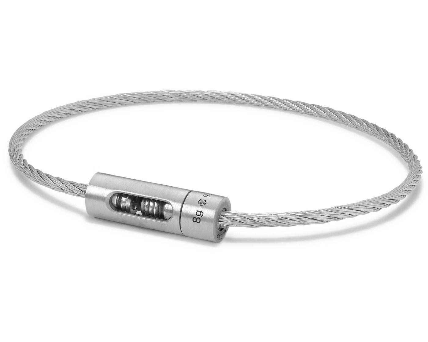 bracelet câble perforé 8g