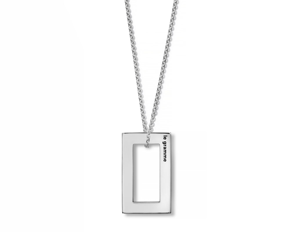 rectangle necklace 3.4g