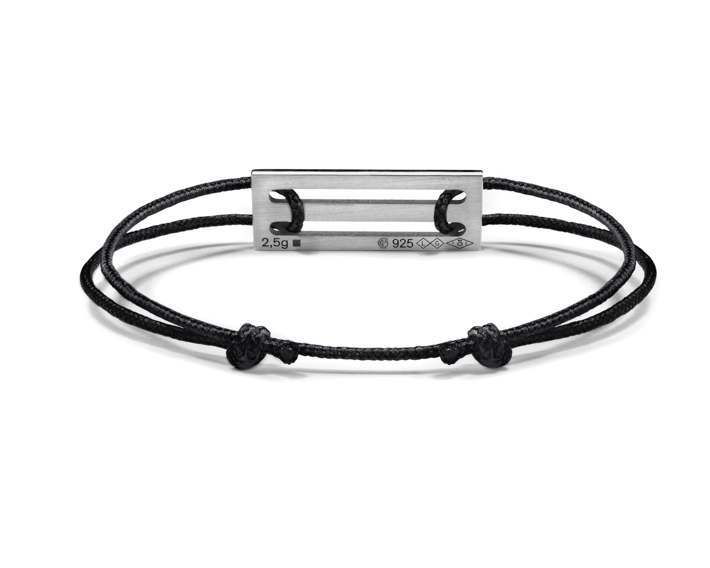 bracelet cordon laqué rouge le 2,5g