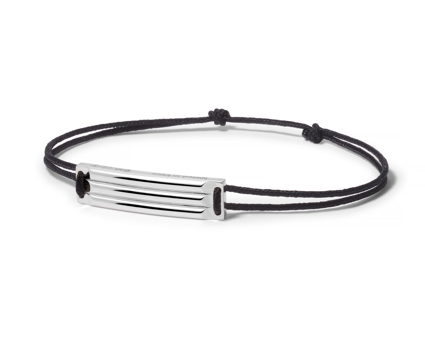 godron black cord bracelet le 5g