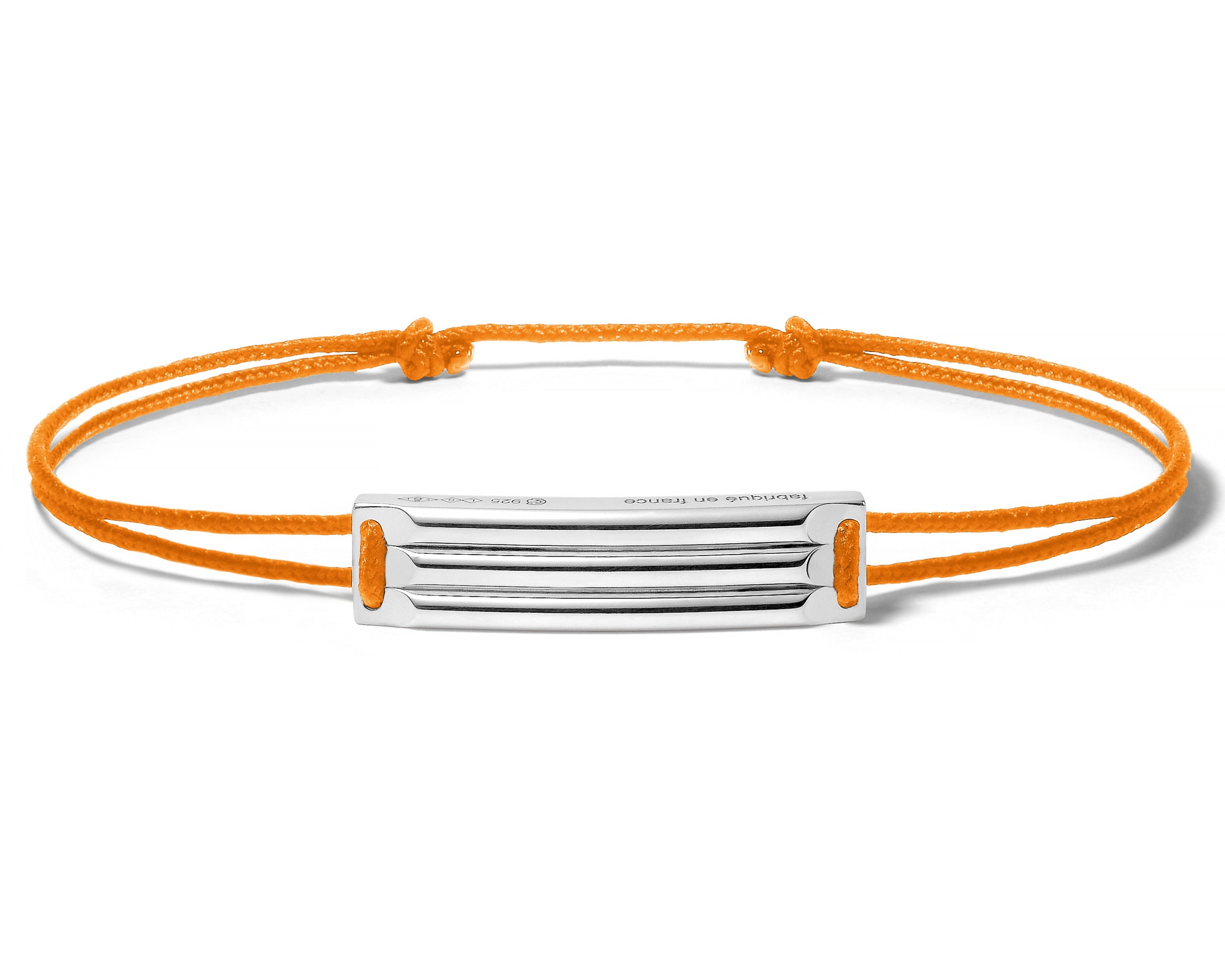 godron orange cord bracelet le 5g