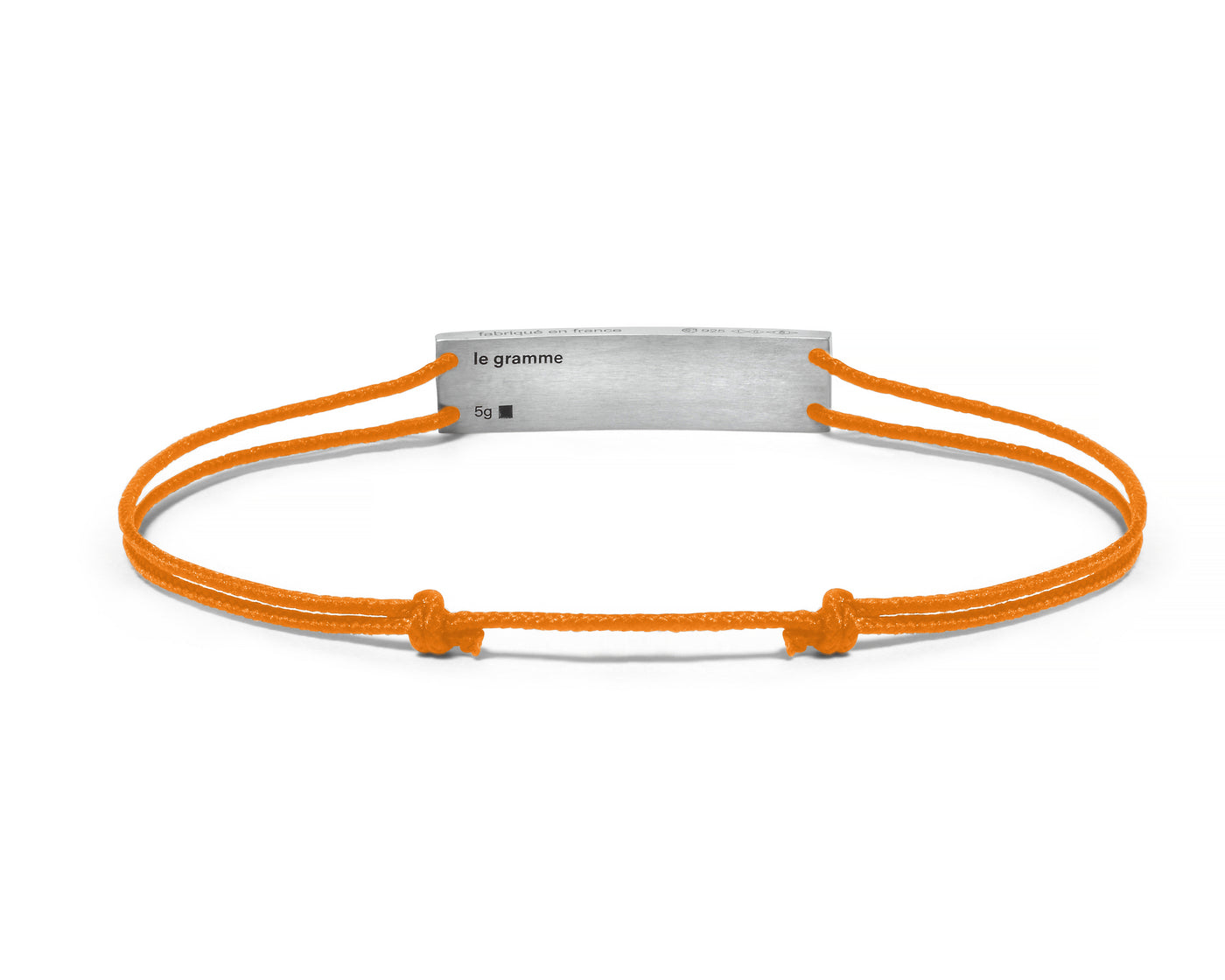 godron orange cord bracelet le 5g