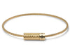 pyramid guilloche cable bracelet le 11g