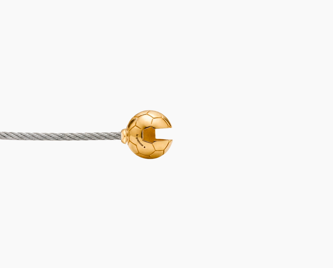 bicolor football câble bracelet le 19g