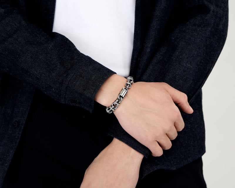 bracelet-entrelacs-argent-925-87g-bijoux-pour-homme