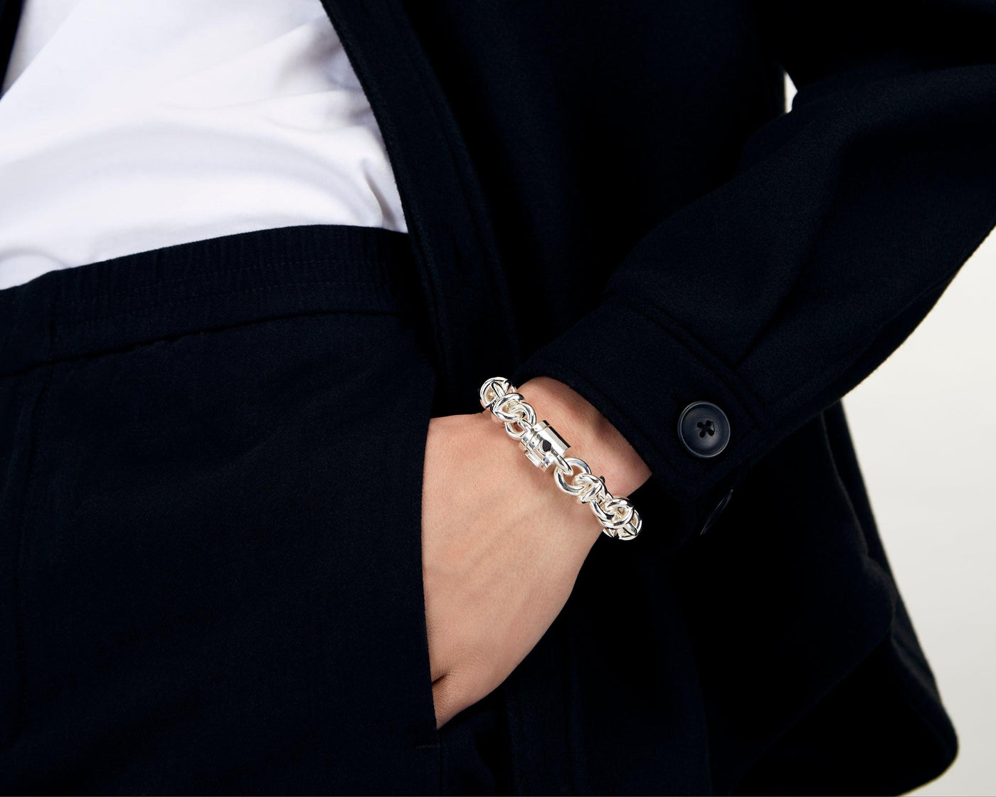 bracelet entrelacs le 153g