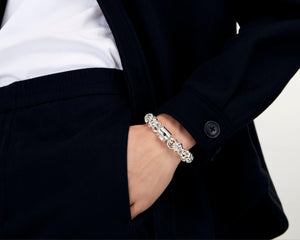 bracelet entrelacs le 153g