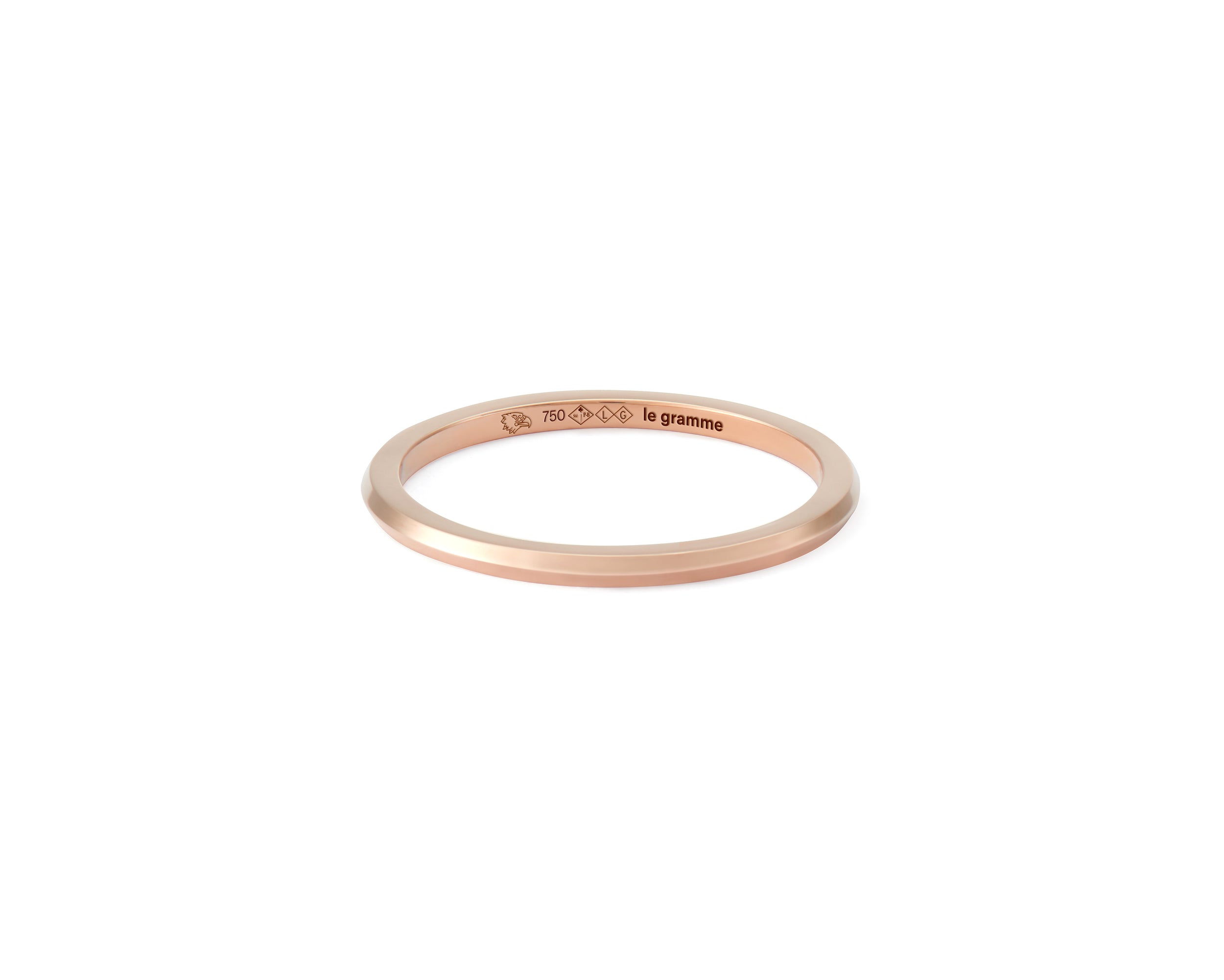 bague ruban guilloché la 2g